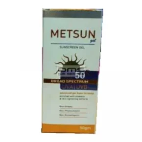 Metsun 50+ Sunscreen Gel 50gm