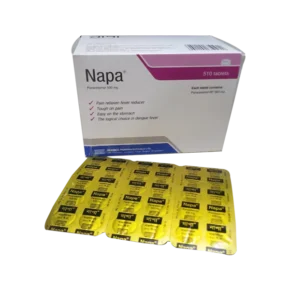 Napa 500 mg Tablet-10's Strip
