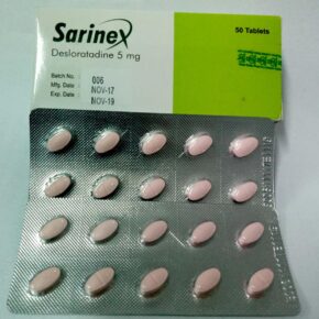 Sarinex 5 mg Tablet-50's Pack