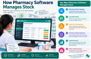 How Pharmacy Software Manages Stock image
